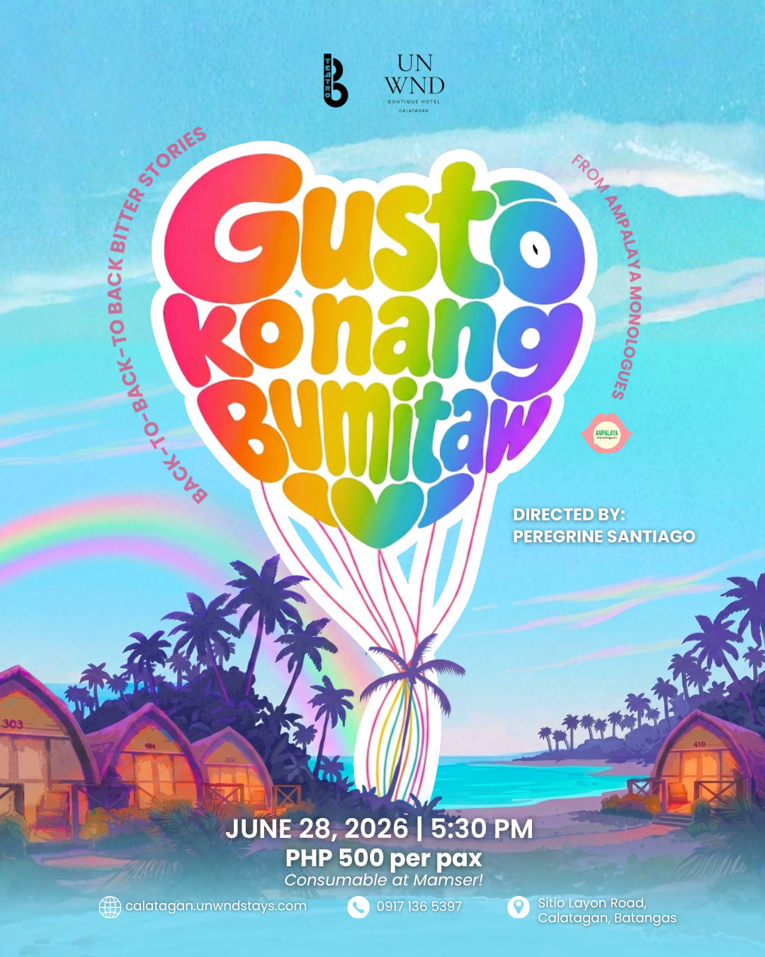 Teatro B Gusto Ko Nang Bumitaw key visual